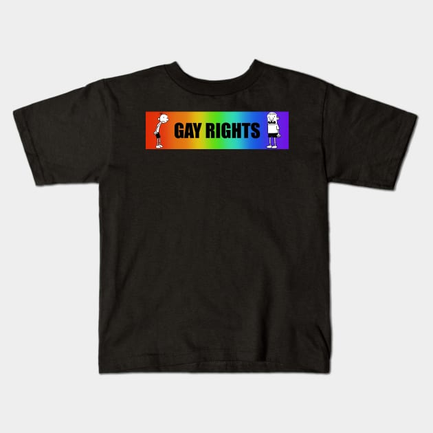 Gay rights diary of a wimpy kid Kids T-Shirt by imovrhere